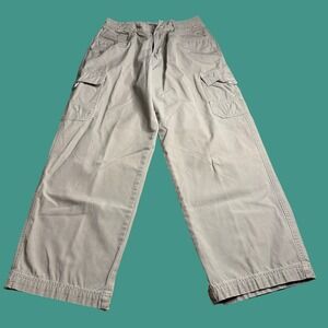 Vintage Redsand Wide Leg Cargo Pants Khaki 31 Grunge Skater Distressed *Read